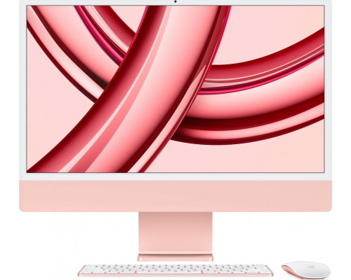 Apple Apple 24-inch iMac with Retina 4.5K display: Apple M3 chip with 8-core CPU and 8-core GPU (8GB/256GB SSD) - Pink