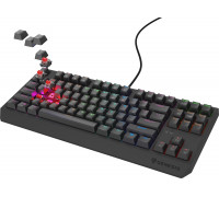 Genesis KLAWIATURA DLA GRACZY GENESIS THOR 230 TKL LITE US RAINBOW MECHANICZNA OUTEMU RED CZARNA HOT SWAP