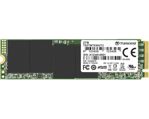 SSD 2TB SSD Transcend MTE662T2 2TB M.2 2280 PCI-E x4 Gen3 NVMe (TS2TMTE662T2)