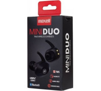 Maxell MAXELL MINI DUO wireless bluetooth TWS EARBUDS black