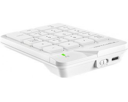 A4Tech A4tech FSTYLER bezdrátová numerická klávesnice, bílá
