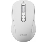 C-Tech C-TECH myš Dual mode, bezdrátová, 1600DPI, 6 tlačítek, bílá, USB nano receiver