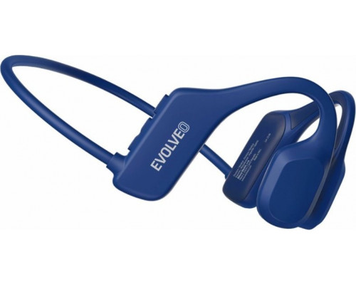Evolveo EVOLVEO BoneSwim Lite MP3 8GB, bezdrátová sluchátka na lícní kosti, modré