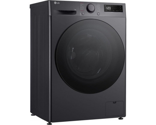 LG LG | F2WR508S2M | Washing Machine | Energy efficiency class A-10% | Front loading | Washing capacity 8 kg | 1200 RPM | Depth 48 cm | Width 60 cm | LED | Middle Black