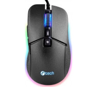 C-Tech C-TECH herní myš Dawn, casual gaming, 6400 DPI, RGB podsvícení, USB