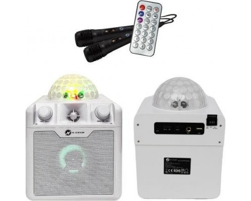 N-gear SPEAKER BLUETOOTH + 2 WRL MIC/410WH DISCOBLOCK410W N-GEAR