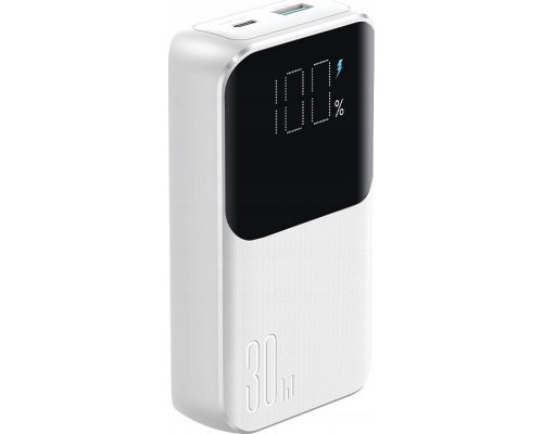 Joyroom Joyroom mini JR-PBC07 20000mAh 30W z kablami USB-C i Lightning biały