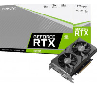 *RTX3050 PNY GeForce RTX 3050 Verto Dual 6GB GDDR6 (VCG30506DFXPB1)