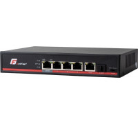 Switch GetFort SWITCH POE GETFORT 4+1+SFP Gigabit Ethernet 65W