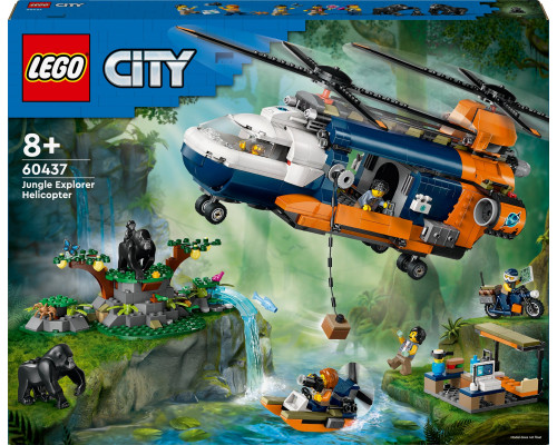 LEGO City Helikopter badaczy dżungli w bazie (60437)