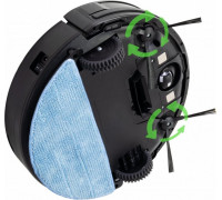 Evolveo EVOLVEO RoboTrex H6, robotický vysavač, stírání vodou, nabíjecí stanice, černý
