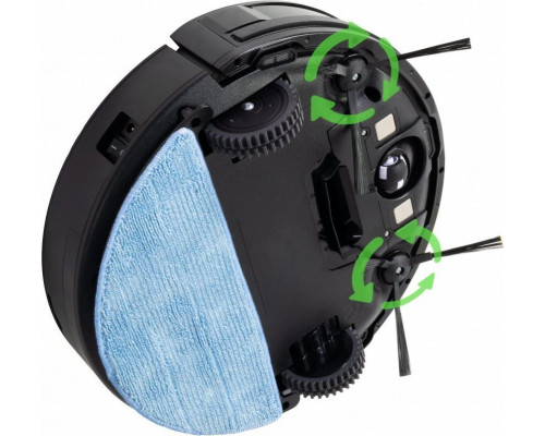 Evolveo EVOLVEO RoboTrex H6, robotický vysavač, stírání vodou, nabíjecí stanice, černý