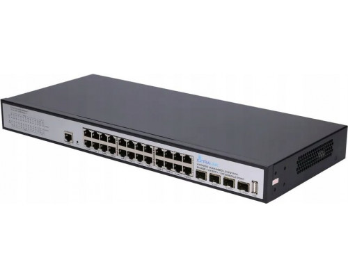 Switch ExtraLink HYPNOS FULL GIGABIT MANAGED L3  24 PORTS 10/100/1000M, CONSOLE PORT, 4X 10G SFP+