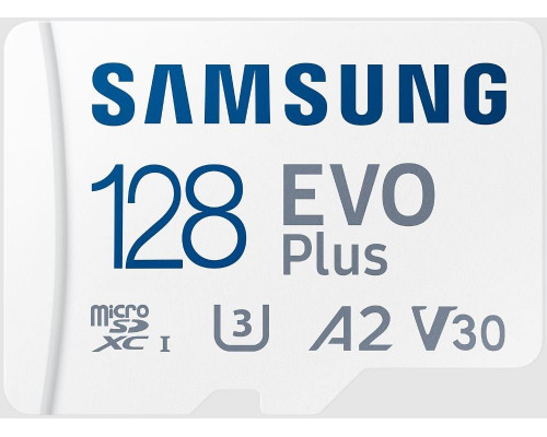 SD  Samsung EVO Plus 2024 MicroSDXC 128 GB Class 10 UHS-I/U1 A1 V10 (MB-MC128SA/EU)