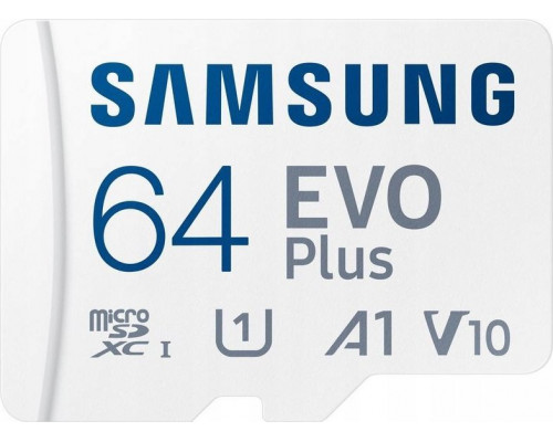 SD  Samsung EVO Plus 2024 MicroSDXC 64 GB Class 10 UHS-I/U1 A1 V10 (MB-MC64SA/EU)