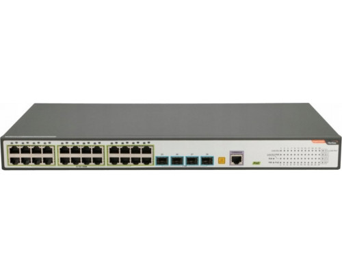 Switch Fiberhome FiberHome S4820-28T-X-PE-AC    L2/L3 Gigabit Ethernet (10/100/1000) Support PoE 1U Black, Gray