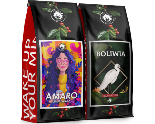 Blue Orca Coffee KAWA ZIARNISTA PARADISO+AMARO 100% ARABICA ŚWIEŻO PALONA 2x1KG - BLUE ORCA