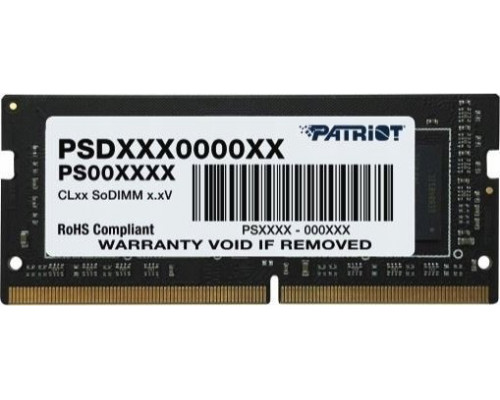 Patriot Pamięć do notebooka DDR4 Signature 8GB/3200 CL22