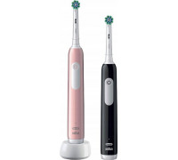 Brush Oral-B Pro Series 1 Cross Action zestaw 2-pack Black + Pink Black/Pink
