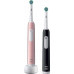 Brush Oral-B Pro Series 1 Cross Action zestaw 2-pack Black + Pink Black/Pink