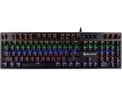 A4Tech A4tech Bloody B760,  gamingowa, mechaniczna, przewodowa, Green Switch, CZ/SK, Czarny