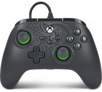 Pad PowerA PowerA XBGP0190-01, Gamepad, PC, Xbox One, Xbox One S, Xbox One X, D-pad, Home button, Menu button, Select button, Wired, USB, Black, Lime