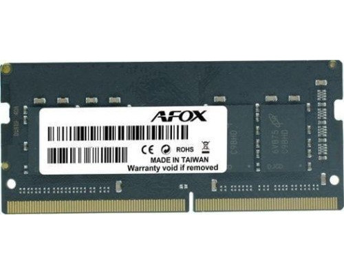 AFOX Pamięć - AFOX 16GB [1x16GB 2666MHz DDR4 SO-DIMM]