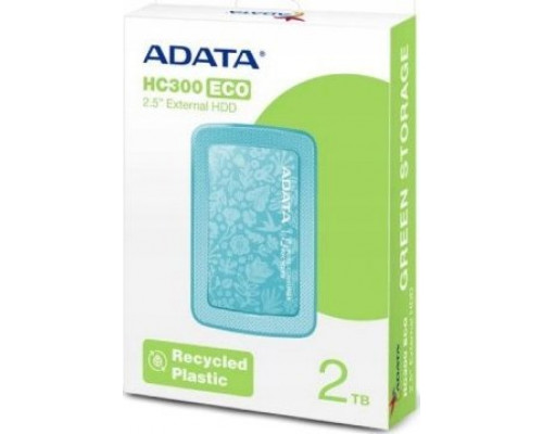 Dysk ADATA ADATA Externí HDD 2TB 2,5" USB 3.2 AHC300E, ECO Green