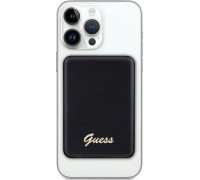 Guess Guess indukcyjny 15W GUPBM5ALGSGK 5000mAh black/black MagSafe Metal Script Logo