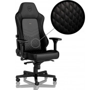 Noblechairs HERO z prawdziwej skóry - black/black (GAGC-118)