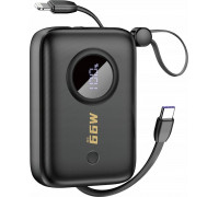 Dudao Dudao K14 USB-A, USB-C, Lightning 10000mAh black