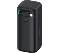 Usams USAMS ze zwijanym kablem Retractable Lightning 18000 mAh PD45W Fast Charge XMF Series black/black 20KCD21701 (US-CD217)