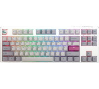 Ducky Ducky One 3 Mist Grey TKL Gaming Keyboard, RGB LED - MX-Silent-Red (US)