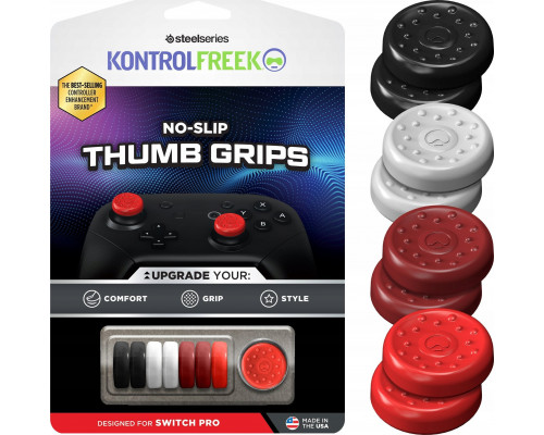 Śliwith gacwith e SteelSeries SteelSeries KF logo UNI Thumbgrip 8p - NP