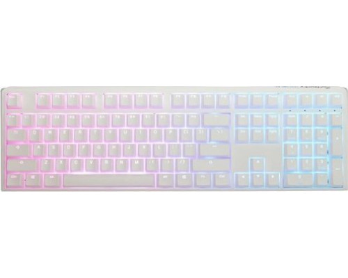 Ducky Ducky One 3 Aura White Gaming Tastatur, RGB LED - MX-Blue