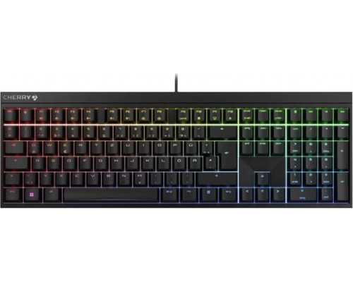 Cherry CHERRY TAS MX 2.0S RGB Corded DE-Layout schwarz MX BLACK