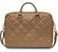 Guess Guess Quilted 4G Computer Bag - na notebooka 15" / 16" (brązowy)