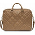 Guess Guess Quilted 4G Computer Bag - na notebooka 15" / 16" (brązowy)