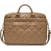 Guess Guess Quilted 4G Computer Bag - na notebooka 15" / 16" (brązowy)