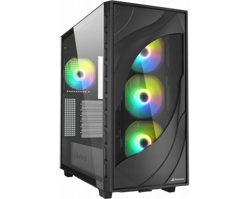 Sharkoon Sharkoon Rebel C80G RGB, tower case (black, tempered glass)