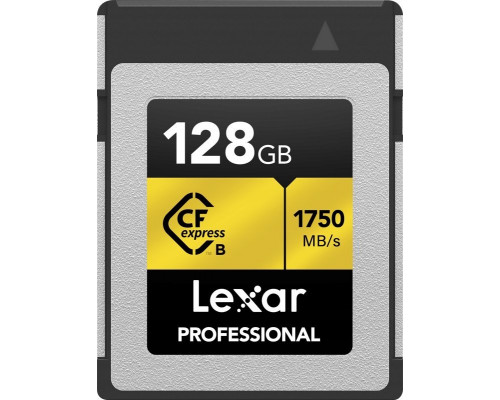 SD  Lexar Professional Gold CFexpress 128 GB  (LCXEXPR128G-RNENG)