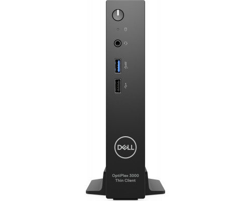 Komputer Dell Dell OptiPlex 3000 Thin Client - Thin Client - DTS - 1 x Pentium Silver N6005 / 2 GHz - RAM 8 GB - Flash - eMMC 64 GB - UHD Graphics - 1GbE, Wi-Fi 6E - WLAN: Bluetooth, 802.11a/b/g/n/ac/ax (Wi-Fi 6E) - Dell ThinOS - Monitor: keiner - Schwarz