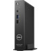 Komputer Dell Dell OptiPlex 3000 Thin Client - Thin Client - DTS - 1 x Pentium Silver N6005 / 2 GHz - RAM 8 GB - Flash - eMMC 64 GB - UHD Graphics - 1GbE, Wi-Fi 6E - WLAN: Bluetooth, 802.11a/b/g/n/ac/ax (Wi-Fi 6E) - Dell ThinOS - Monitor: keiner - Schwarz