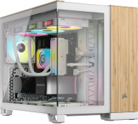 Corsair Case Corsair 2500X M-ATX TG White/Bamboo
