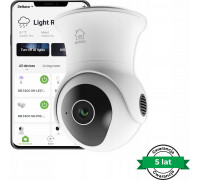 Deltaco WiFi kamera DELTACO SMART HOME su motorizuotu pakėlimu & pasukimu, lauko, IP65, 2MP, ONVIF, balta / SH-IPC08