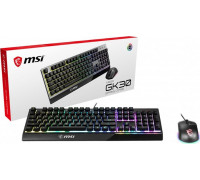 MSI MSI S11-04DE601-CLA klawiatura Dołączona myszka Gaming USB QWERTZ Niemiecki Black