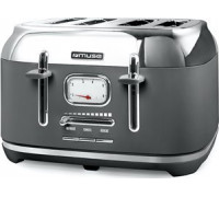 Muse Muse Bread Toaster | MS-131DG | Power 1800 W | Number of slots 4 | Housing material Stainless Steel