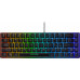 Deltaco Klavitūra DELTACO GAMING, US layout, Mini RGB membraninė, pusiau permatoma, juoda / 4222268 / GAM-158-US