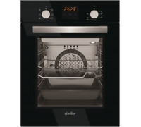 Simfer Simfer | 4207BERSP | Oven | 47 L | Multifunctional | Manual | Pop-up knobs | Height 59.5 cm | Width 45 cm | Black