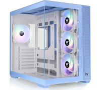 Thermaltake Geh Thermaltake View 380 TG Midi Tower  "ARGB Hyndran." Blue retail